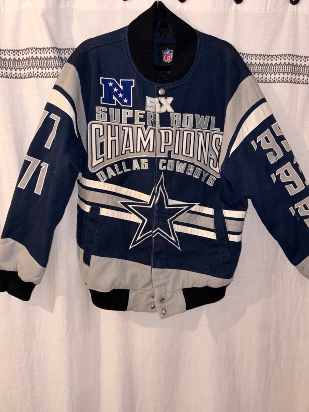 NFL Dallas Cowboys Super Bowl Champions Bomber Jacket
